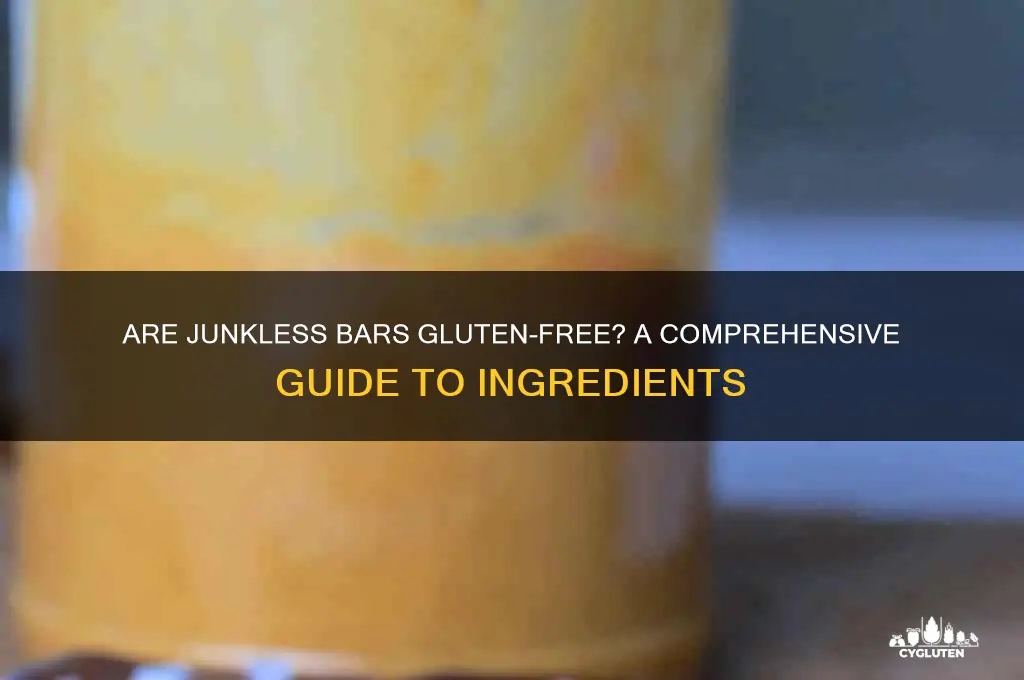 are junkless bars gluten free