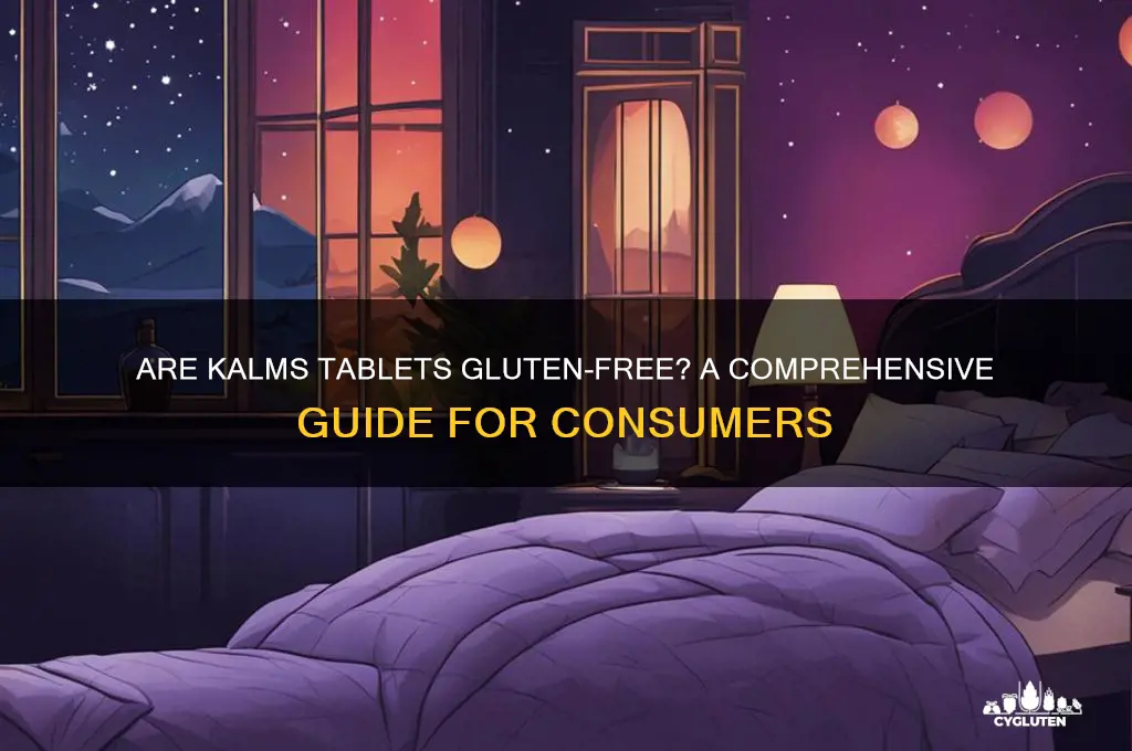 are kalms tablets gluten free