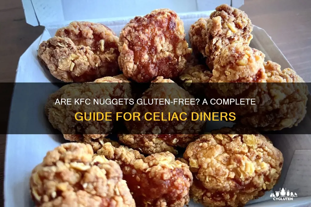 are kfc nuggets gluten free