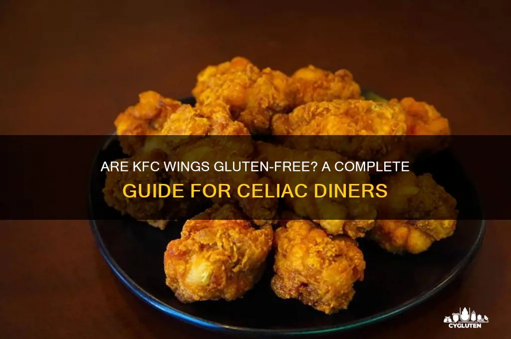 are kfc wings gluten free
