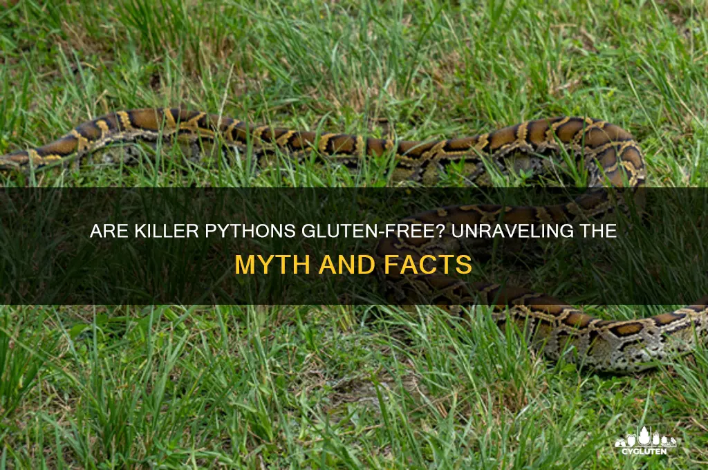 are killer pythons gluten free
