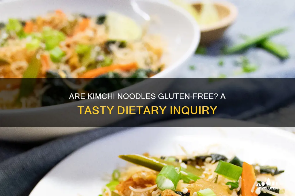 are kimchi noodles gluten free