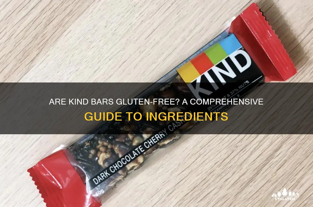 are kind bars gluten-free