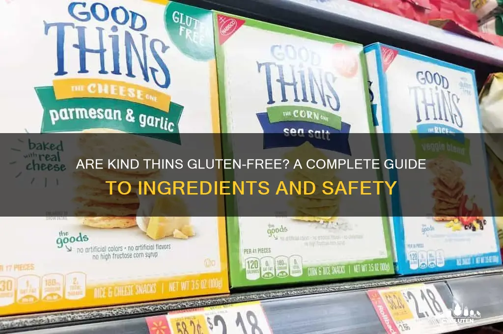 are kind thins gluten free