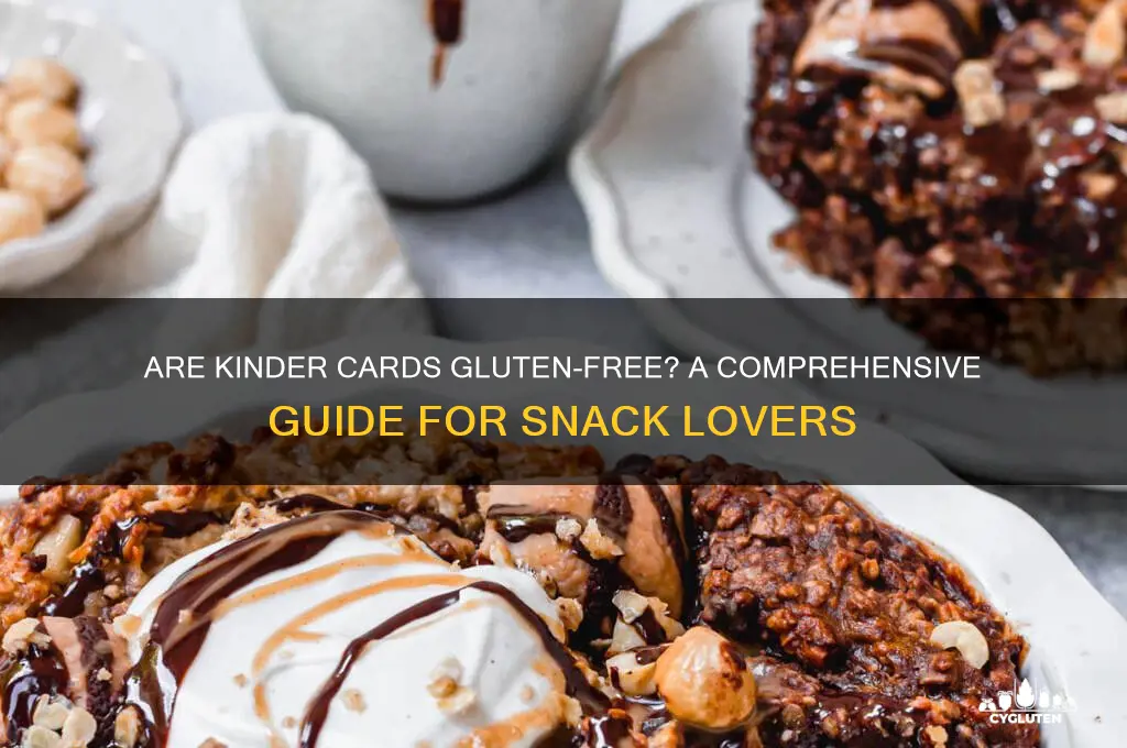are kinder cards gluten free