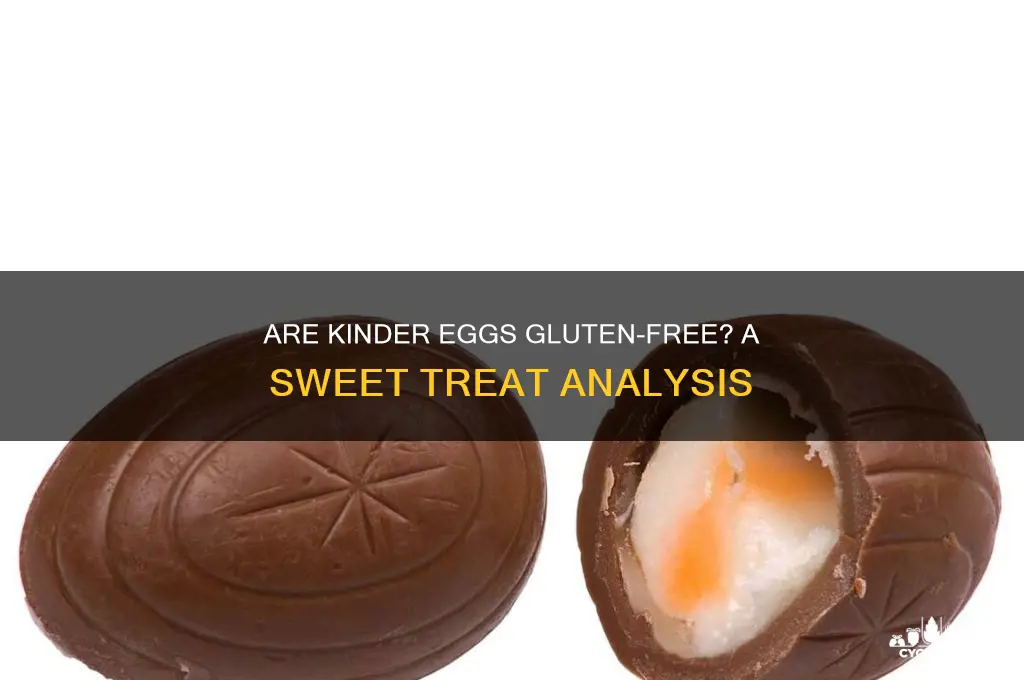 are kinder eggs gluten free