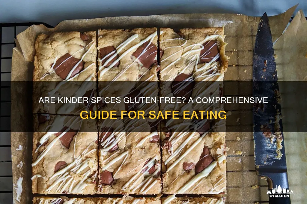 are kinder spices gluten free