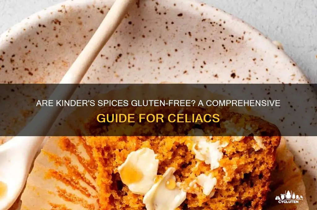 are kinders spices gluten free