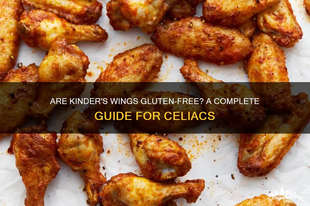 are kinders wings gluten free