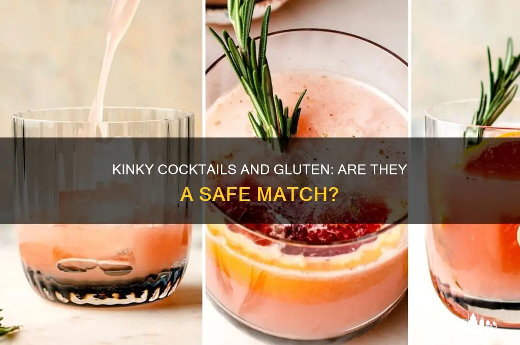 are kinky cocktails gluten free
