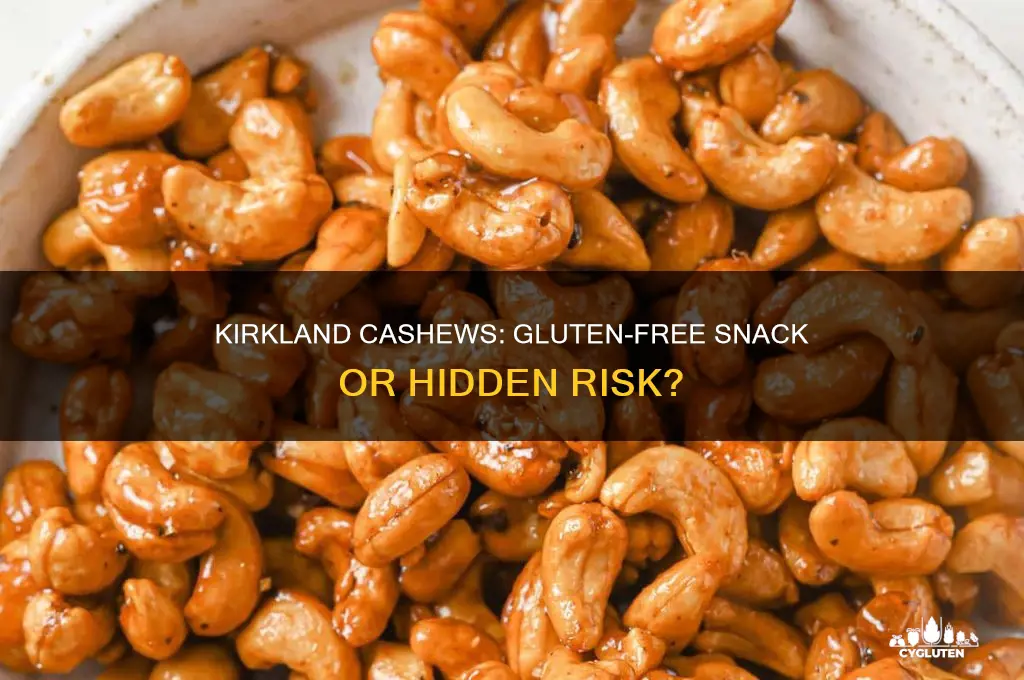 are kirkland cashews gluten free