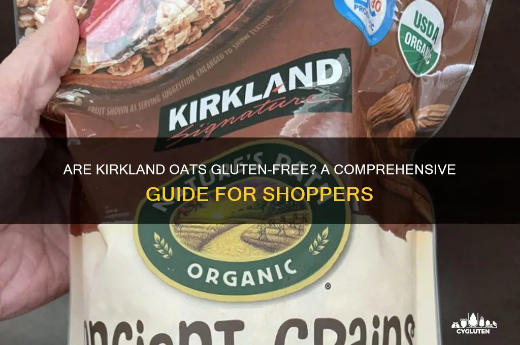 are kirkland oats gluten free