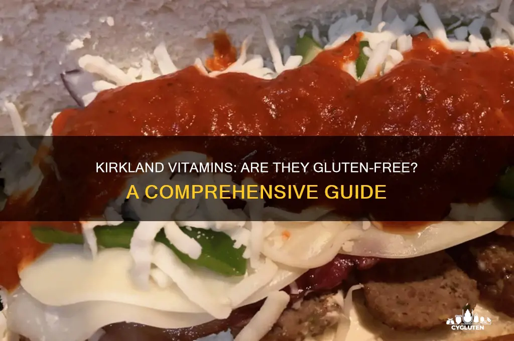 are kirkland vitamins gluten free