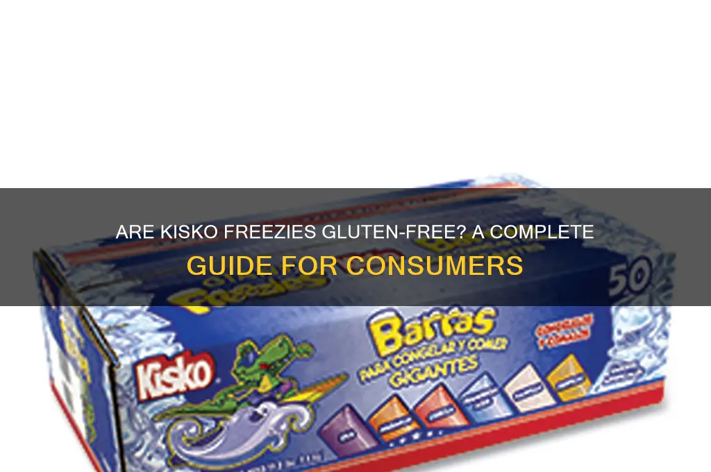 are kisko freezies gluten free