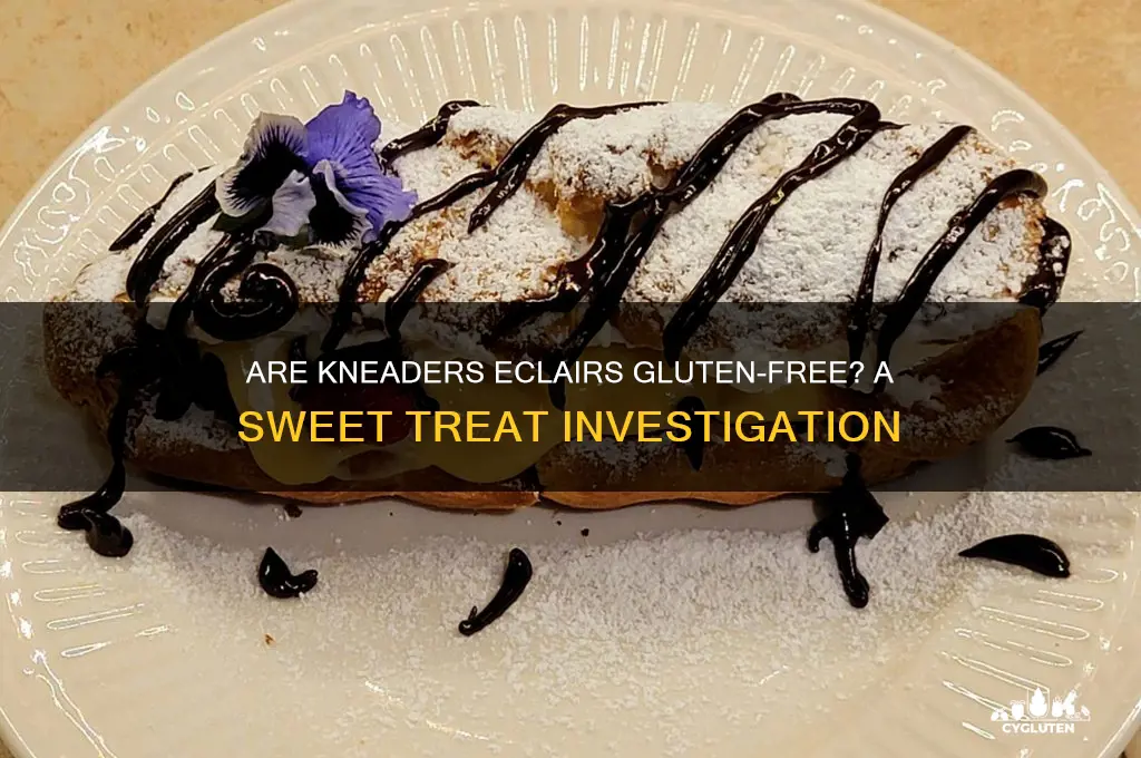 are kneaders eclairs gluten free