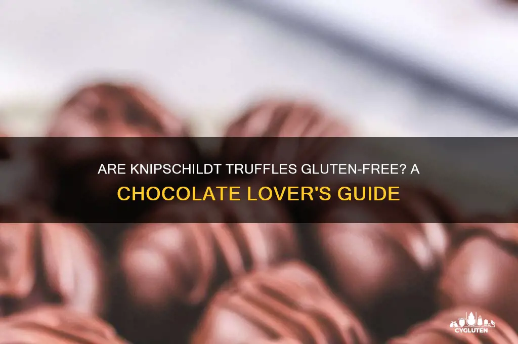 are knipschildt truffles gluten free