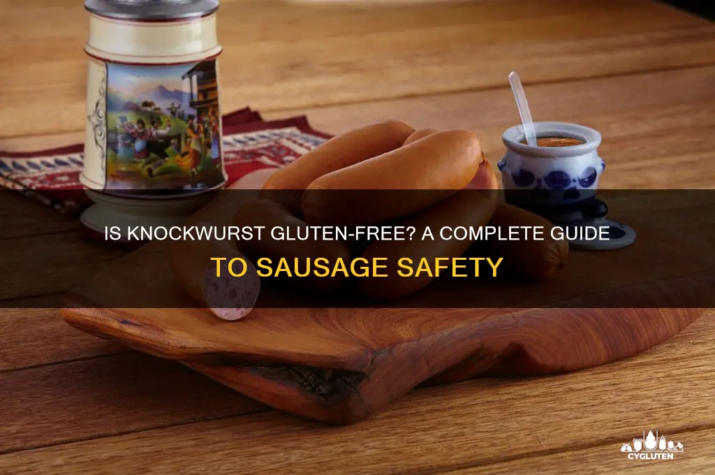 are knockwurst gluten free
