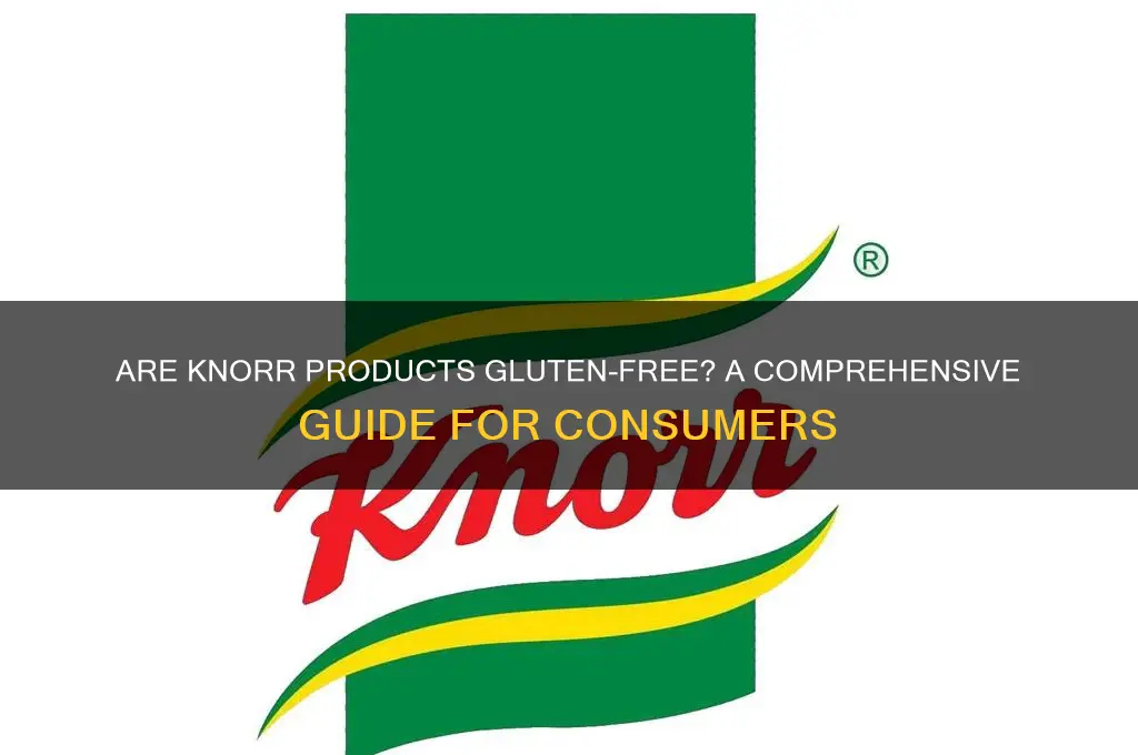 are knorr products gluten free