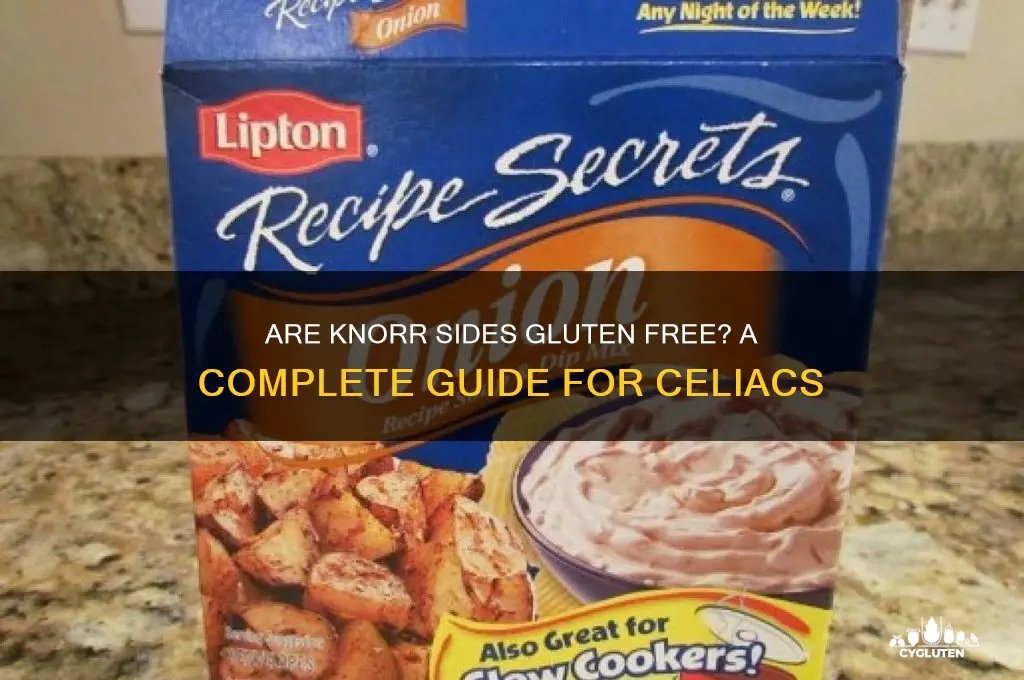 are knorr sides gluten free