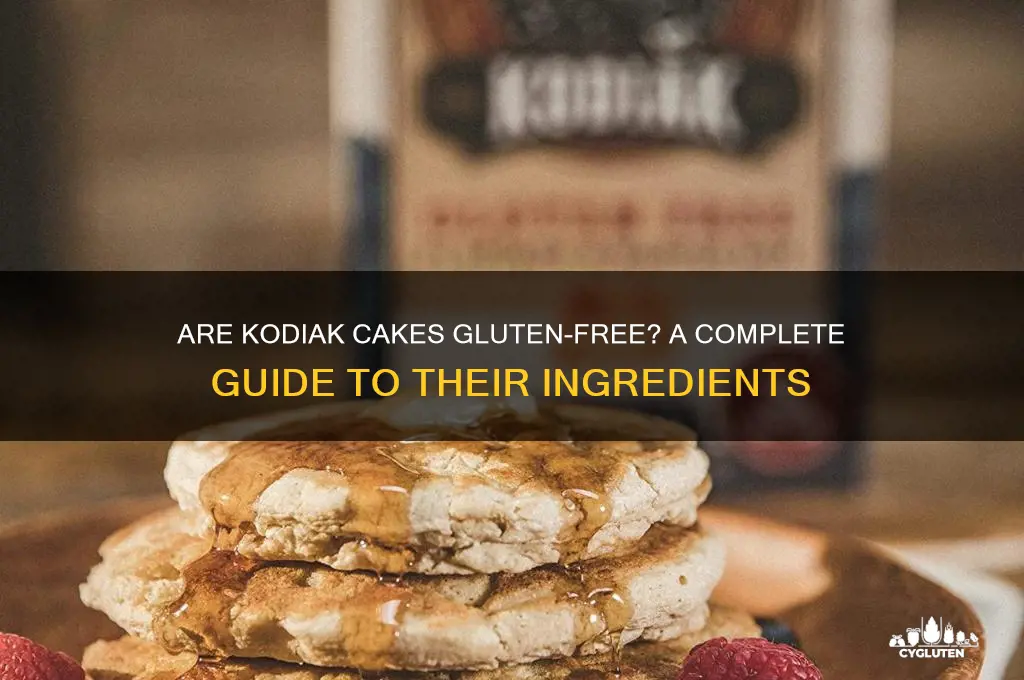 are kodiak cakes gluten free