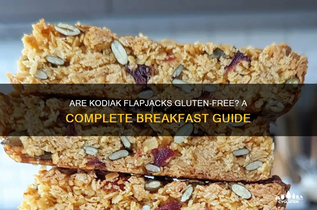 are kodiak flapjacks gluten free