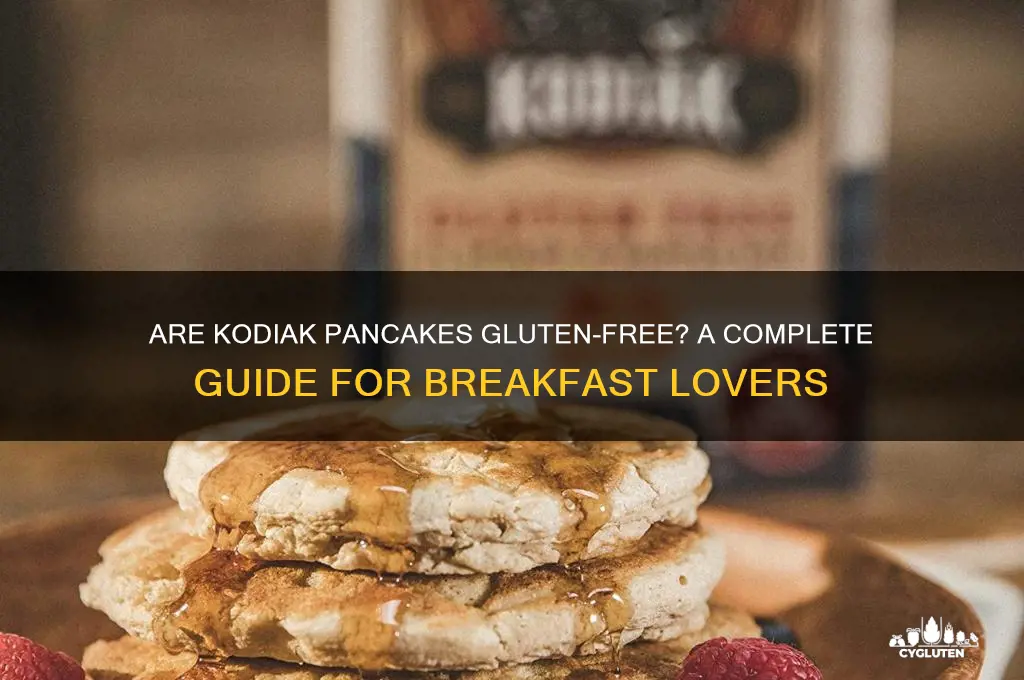 are kodiak pancakes gluten free