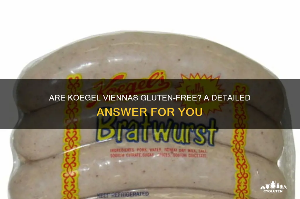 are koegel viennas gluten free