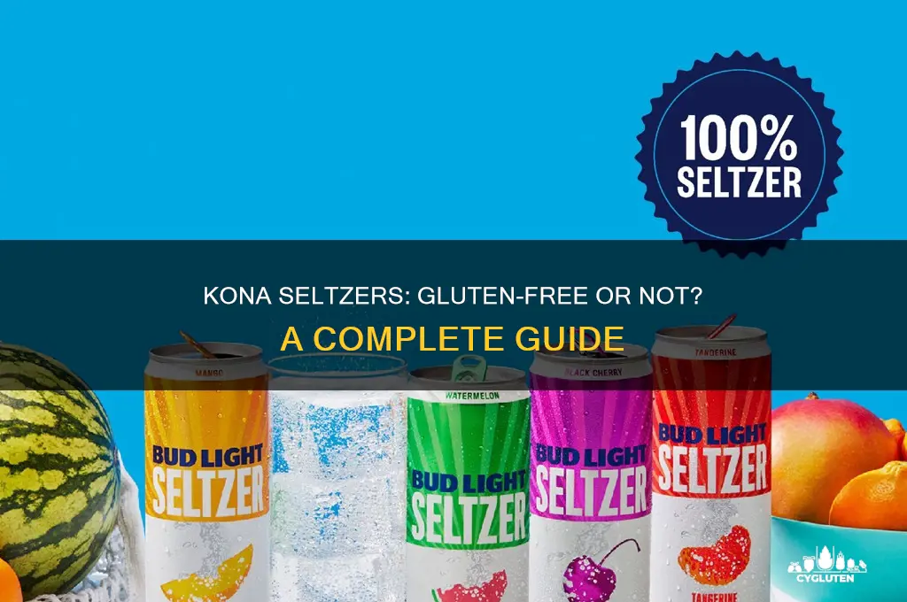 are kona seltzers gluten free