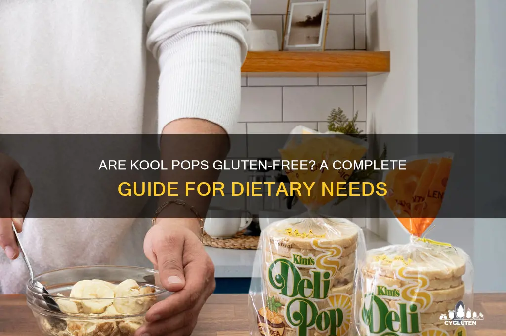 are kool pops gluten free