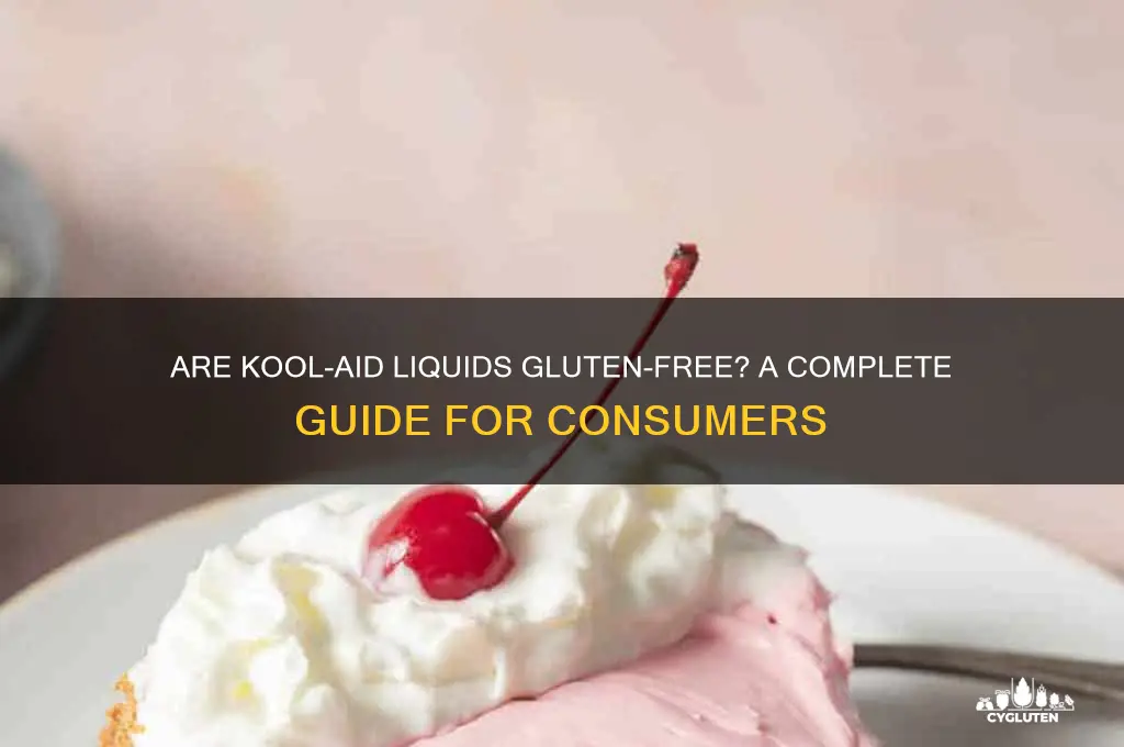 are koolaid luquids gluten free