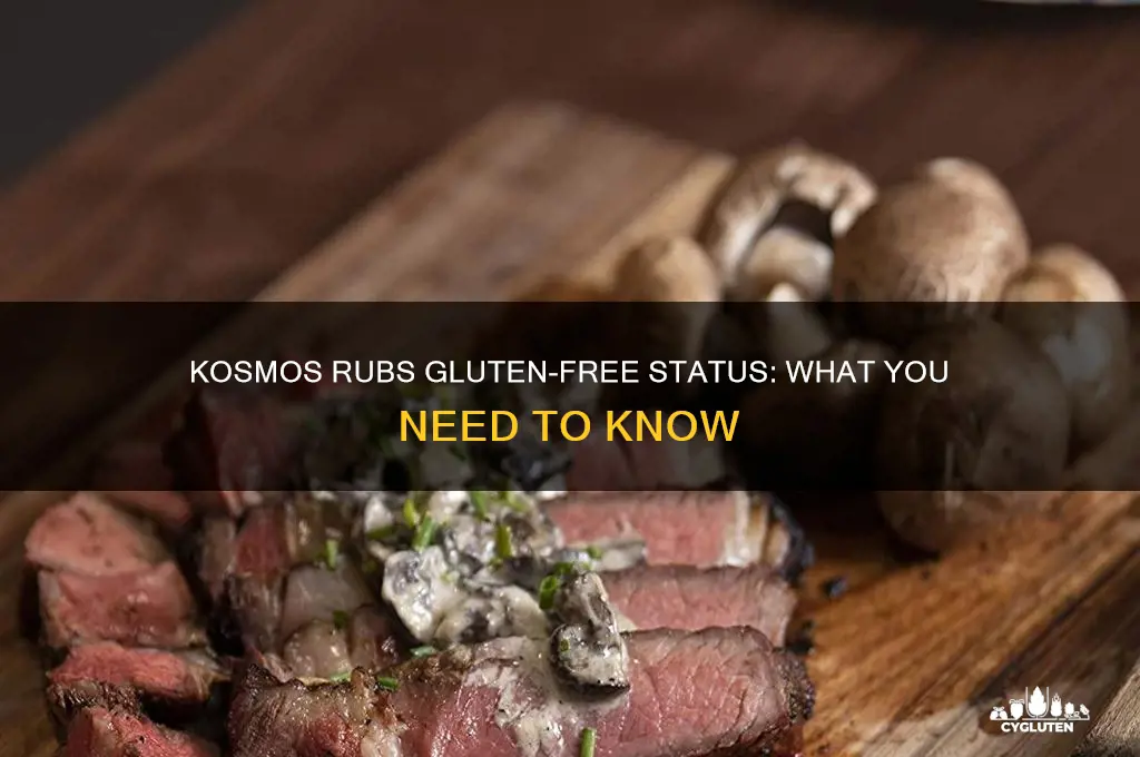 are kosmos rubs gluten free