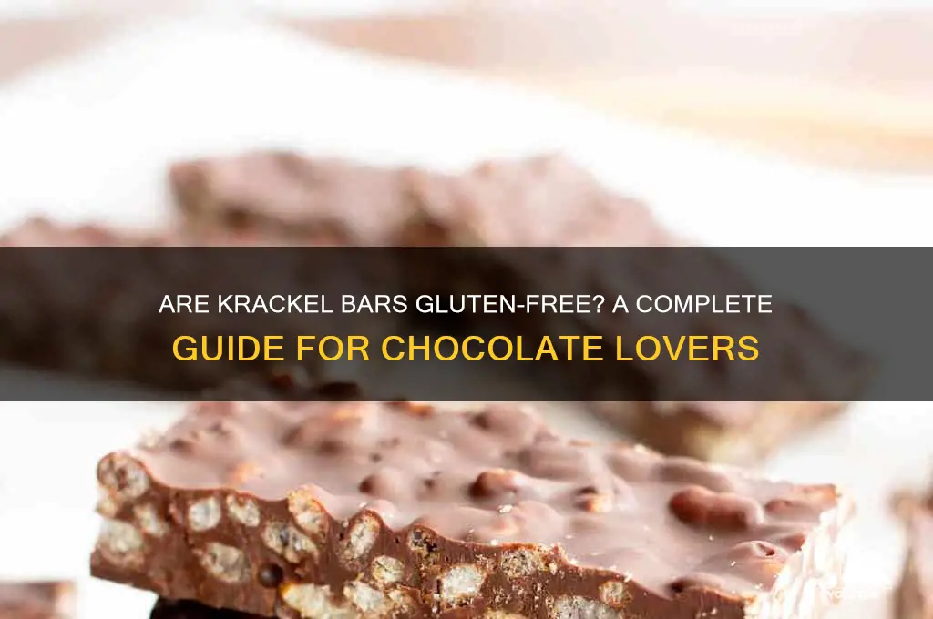 are krackel bars gluten free
