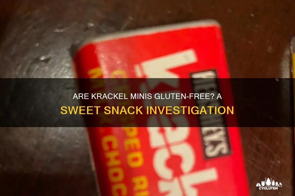 are krackel minis gluten free