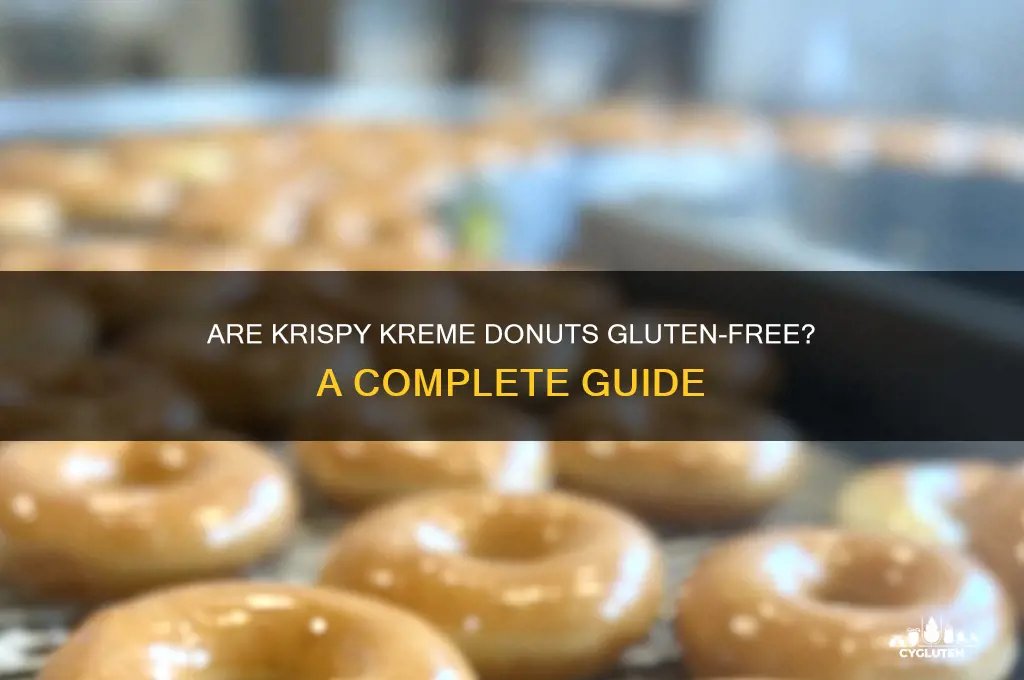 are krispy kreme gluten free