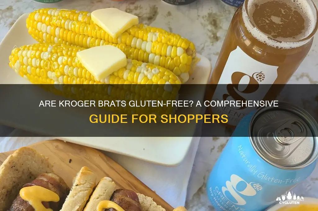 are kroger brats gluten free