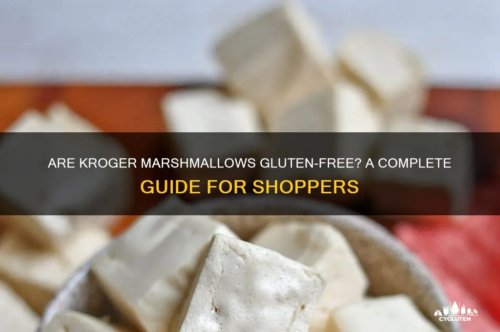 are kroger marshmallows gluten-free