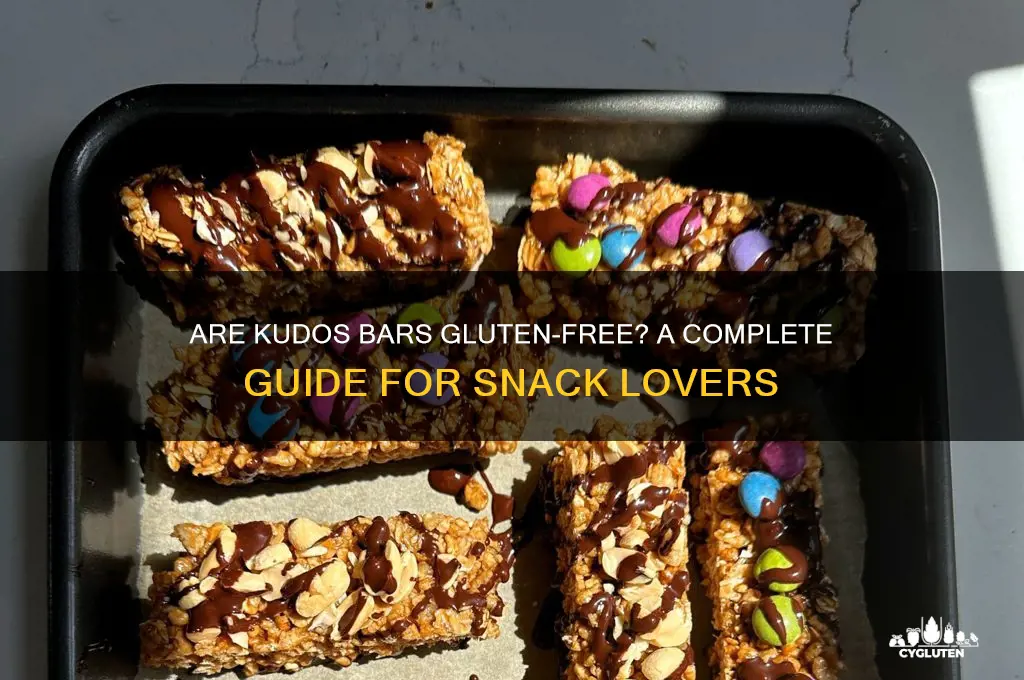 are kudos bars gluten free