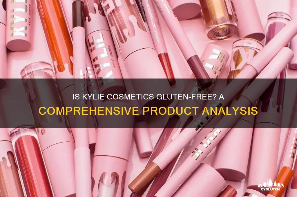 are kylie cosmetics gluten free