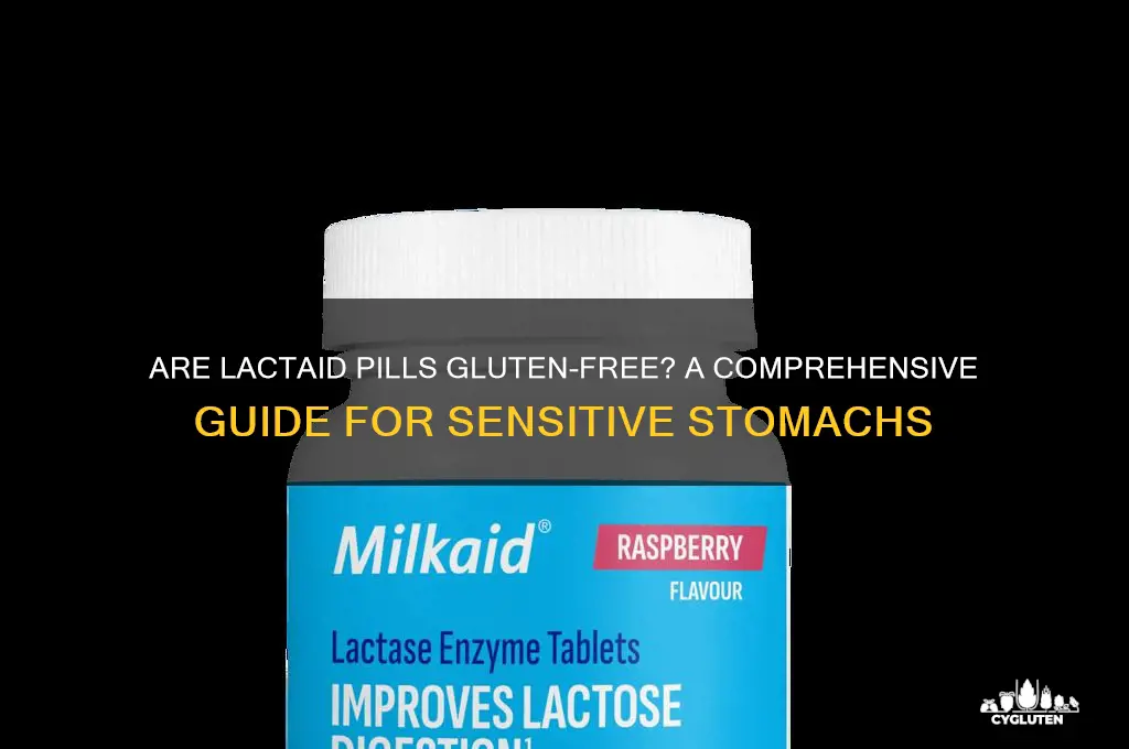 are lactaid pills gluten free