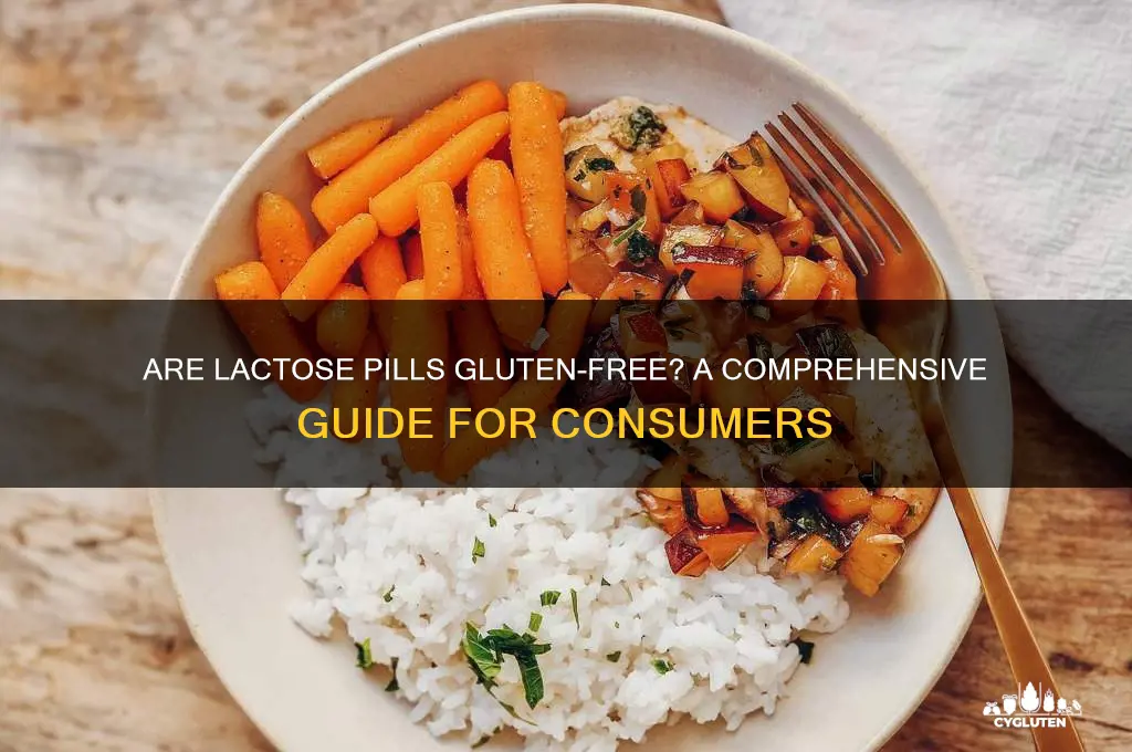 are lactose pills gluten free