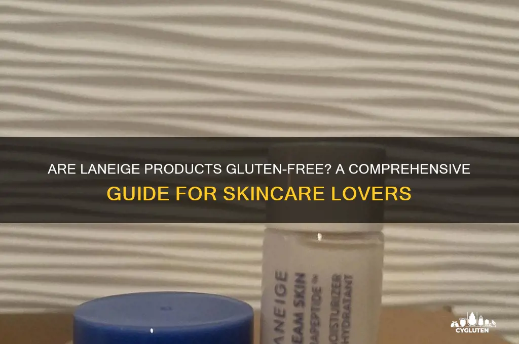 are laneige products gluten free