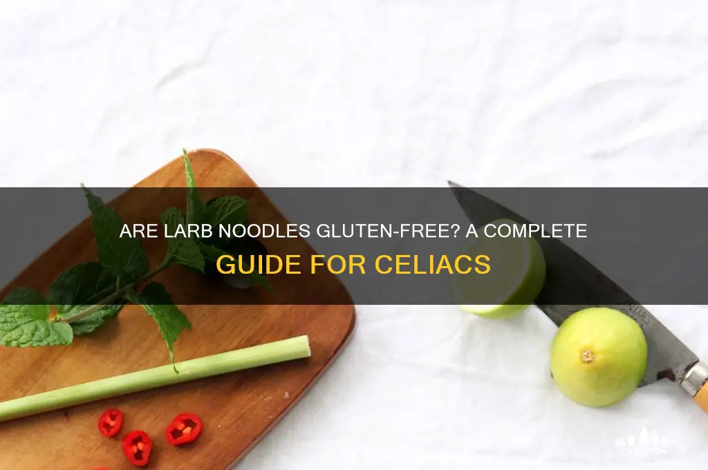 are larb noodles gluten free