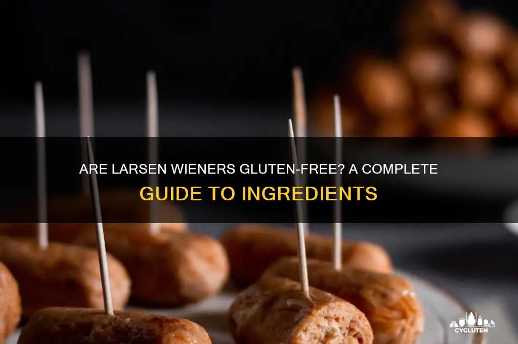 are larsen wieners gluten free