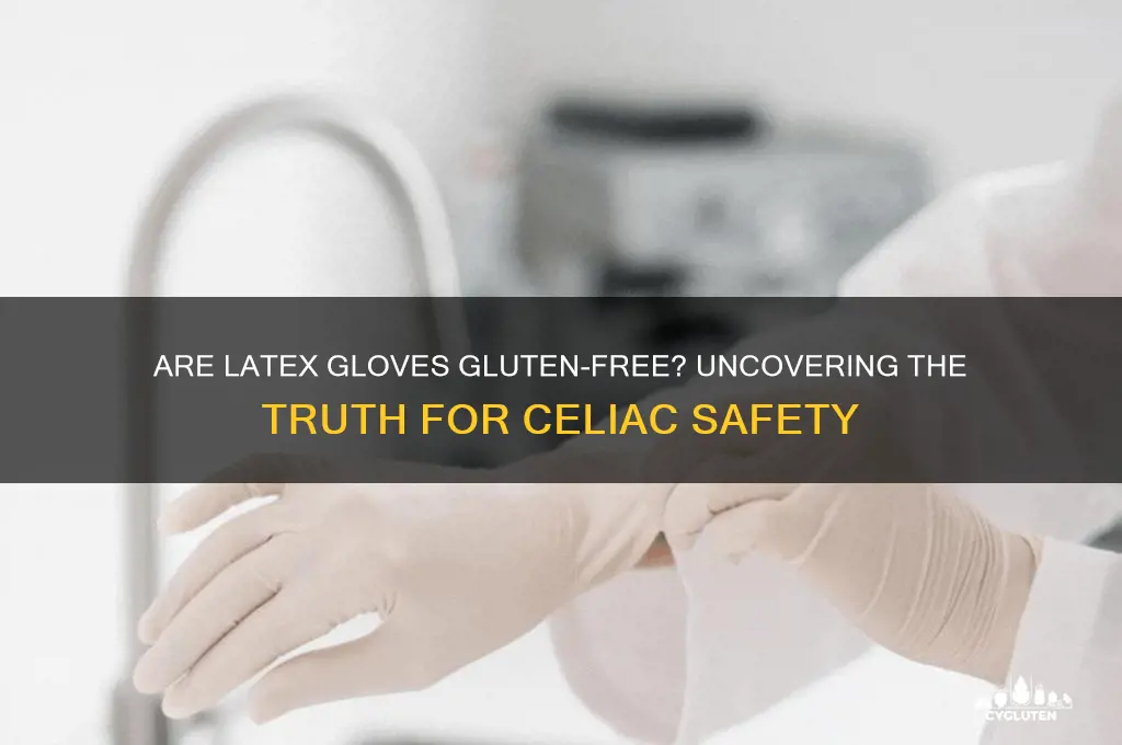 are latex gloves gluten free