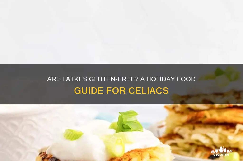 are latkes gluten free
