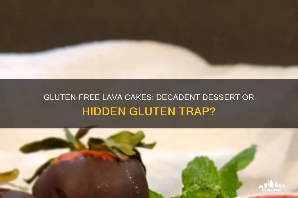 are lava cakes gluten free