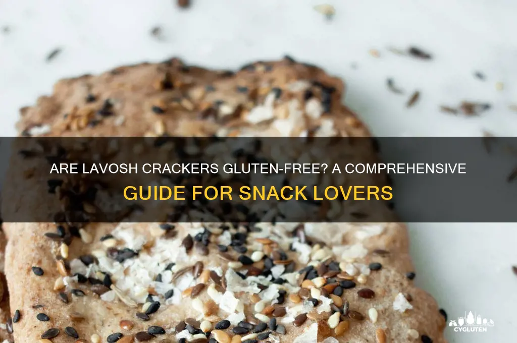 are lavosh crackers gluten free