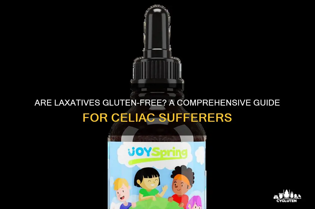 are laxatives gluten free