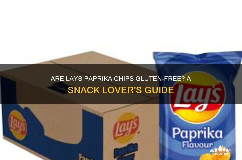 are lays paprika gluten free