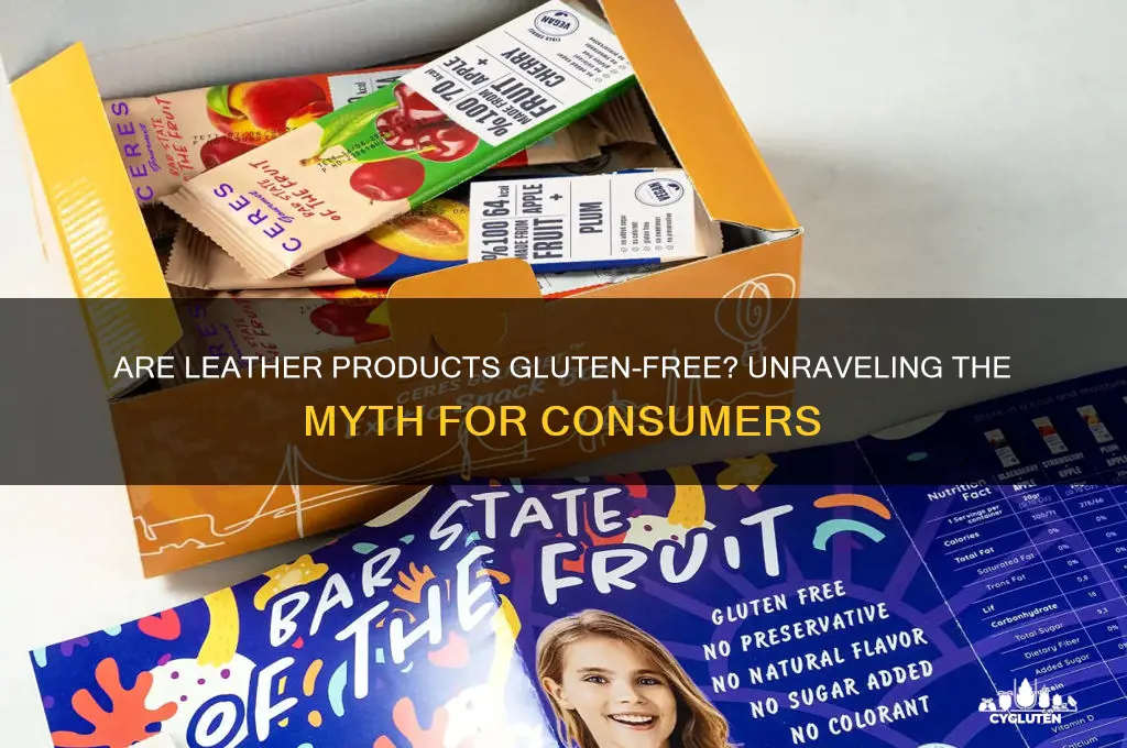 are leather products gluten free